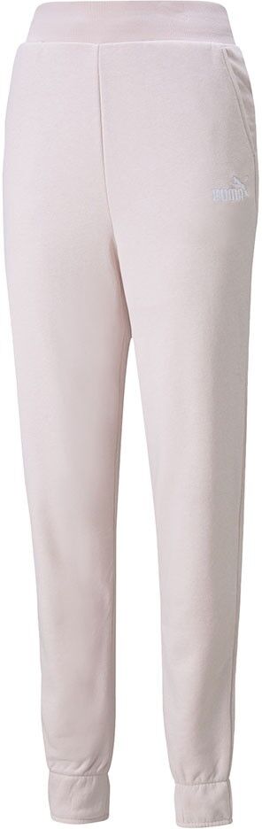 Puma Pantaloni Con Polsino Logo Rosa Donna XS