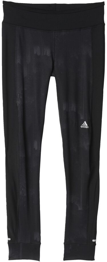 ADIDAS long tight run response graphic warm black donna XS