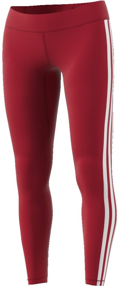 ADIDAS leggings sportivi righe lato bordeaux donna L