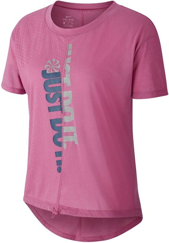 Nike Maglia Running Icnclsh Cosmic Fucsia Blu Donna S