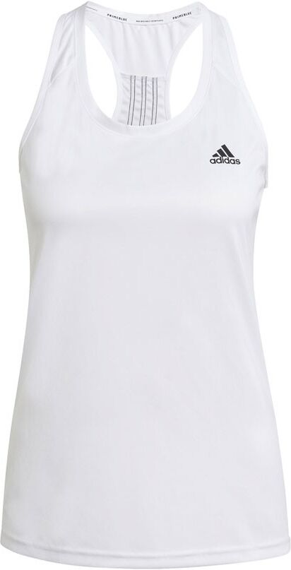 ADIDAS canotta palestra bianco donna L