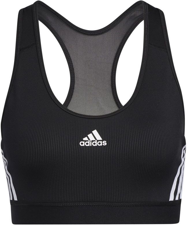 ADIDAS reggiseno sportivo 3stripes nero donna S