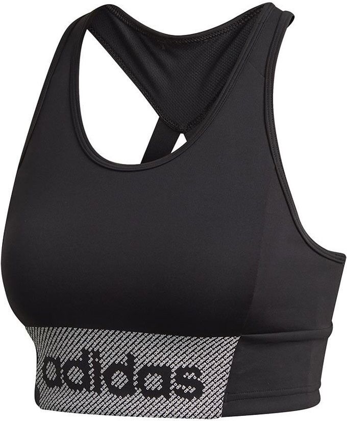 ADIDAS reggiseno sportivo nero grigio donna XS