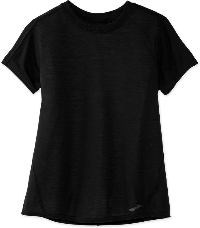 Brooks Maglia Running Distance Nero Donna M