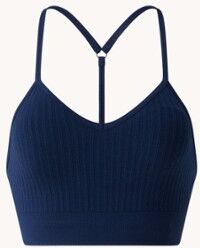 Sweaty Betty Mindfull Seamless sport bh met light support - Donkerblauw