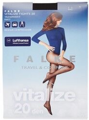 Falke Vitalize panty in 20 denier - Zwart