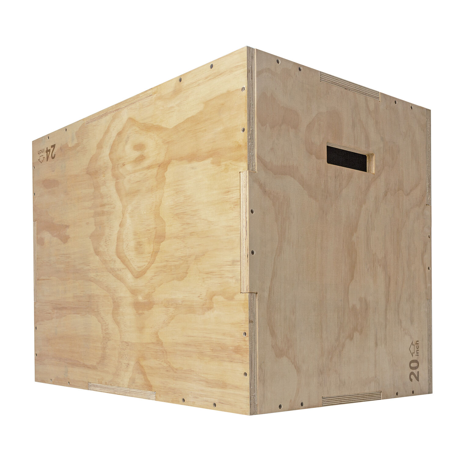VirtuFit Houten Plyo Box 3-in-1 - Groot - 50 x 60 x 75 cm