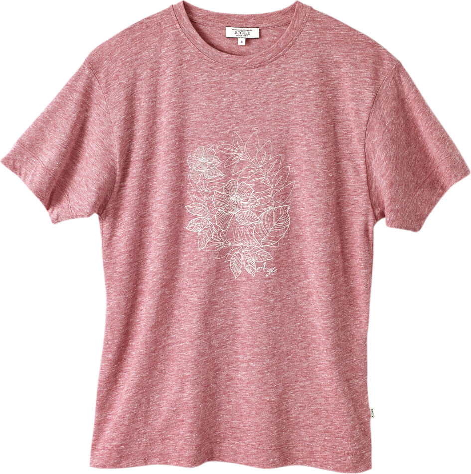 Aigle Dames T-Shirt Mirvin, rood-gemeleerd, Maat: XS