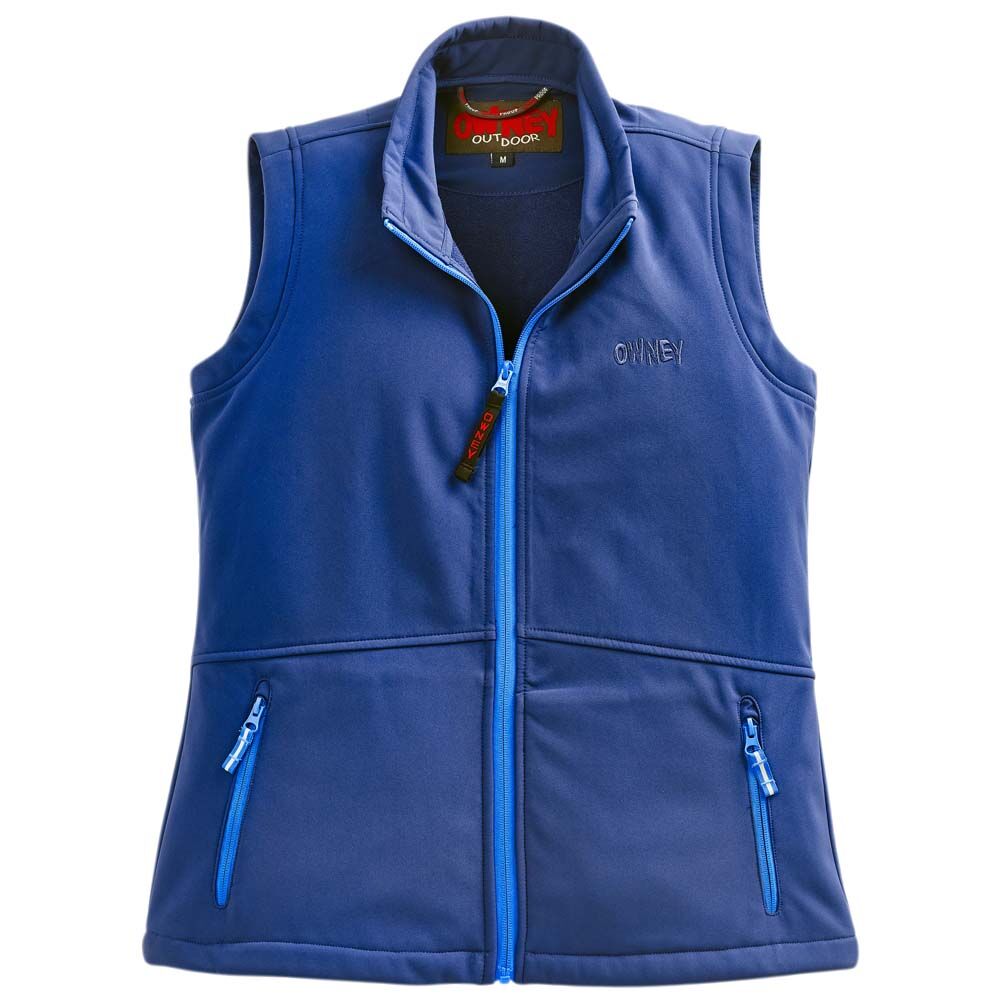 OWNEY Dames Softshell-vest Basic Vest, blauw, Maat: S