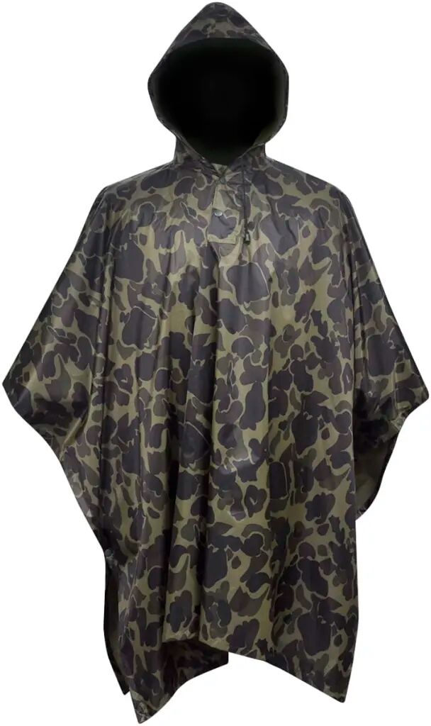 vidaXL Regenponcho leger waterbestendig voor kamperen/wandelen camouflage