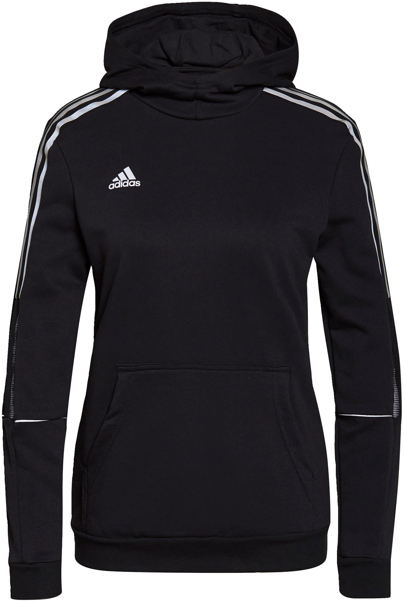 adidas Tiro Reflective Hoodie Dames Zwart - S