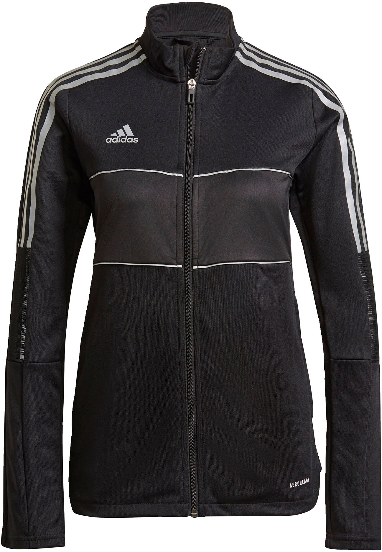 adidas Tiro Reflecterend Trainingsjack Dames Zwart - XS