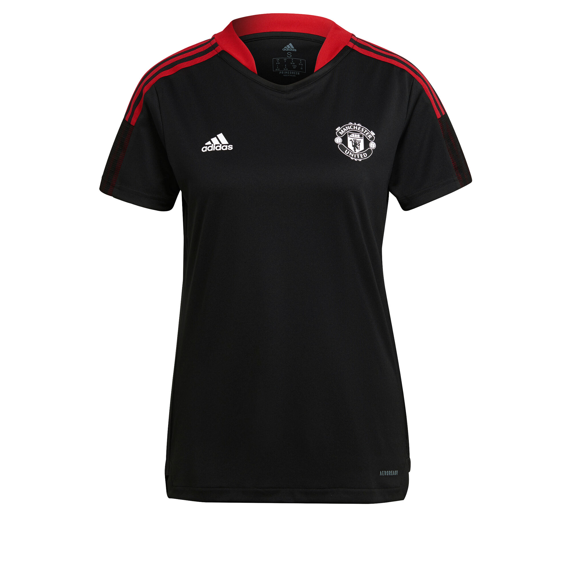 adidas Manchester United Trainingsshirt 2021-2022 Dames Zwart - S