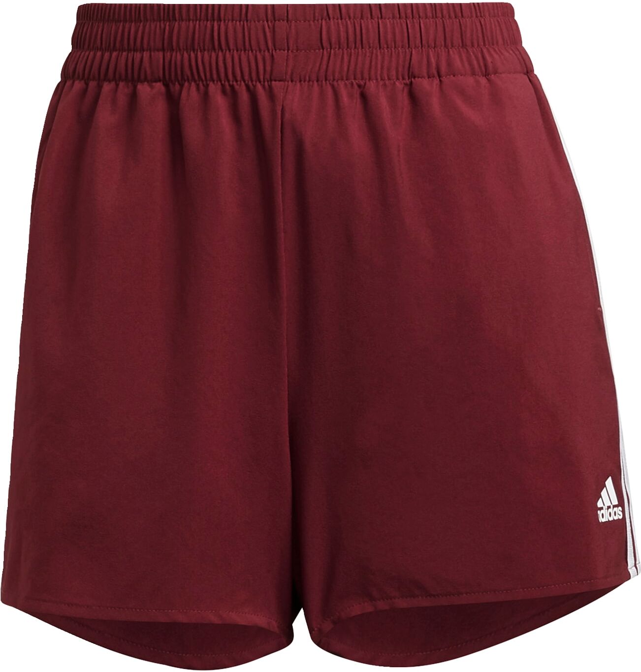 adidas Designed 2 Move Woven 3-Stripes Sportshort Dames Rood - L