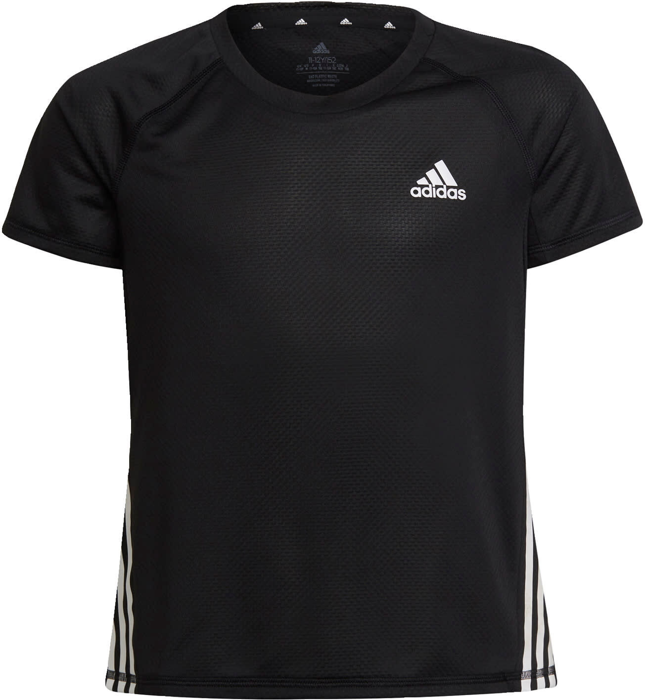 adidas AEROREADY Training 3-Stripes T-shirt Kids Zwart - 164