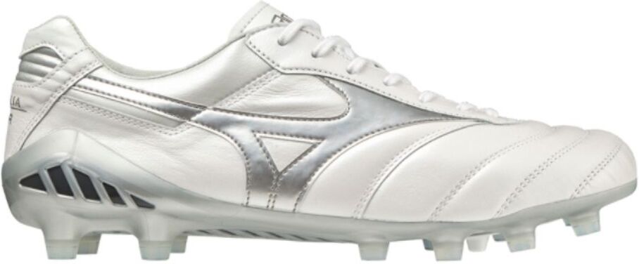 Mizuno Morelia DNA Japan Gras Voetbalschoenen (FG) Wit Zilver - 42 ½