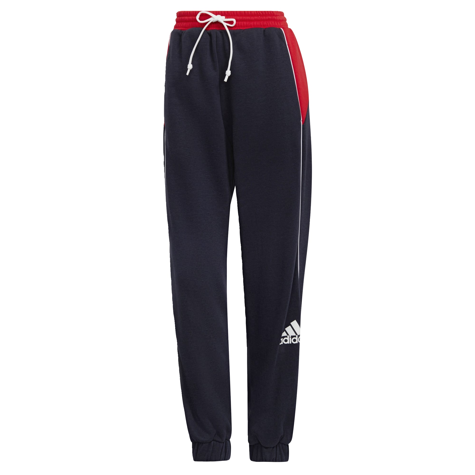 adidas Essentials Colorblock Broek Donkerblauw Rood - XXL