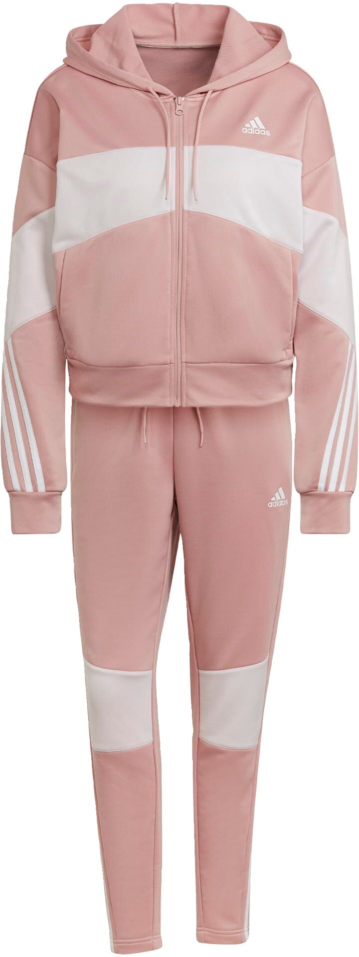 adidas Sportswear Bold Block Trainingspak Dames Roze - M