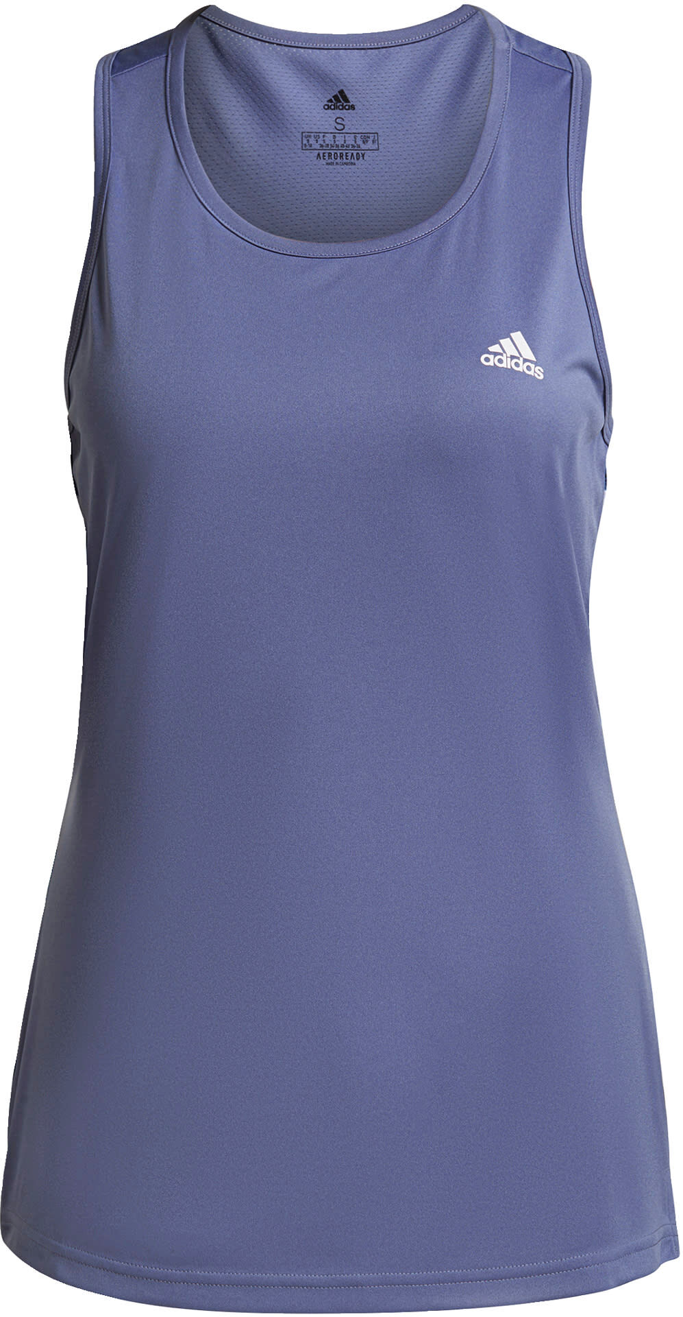 adidas AEROREADY Designed to Move Racerback Tanktop Dames Paars - XL