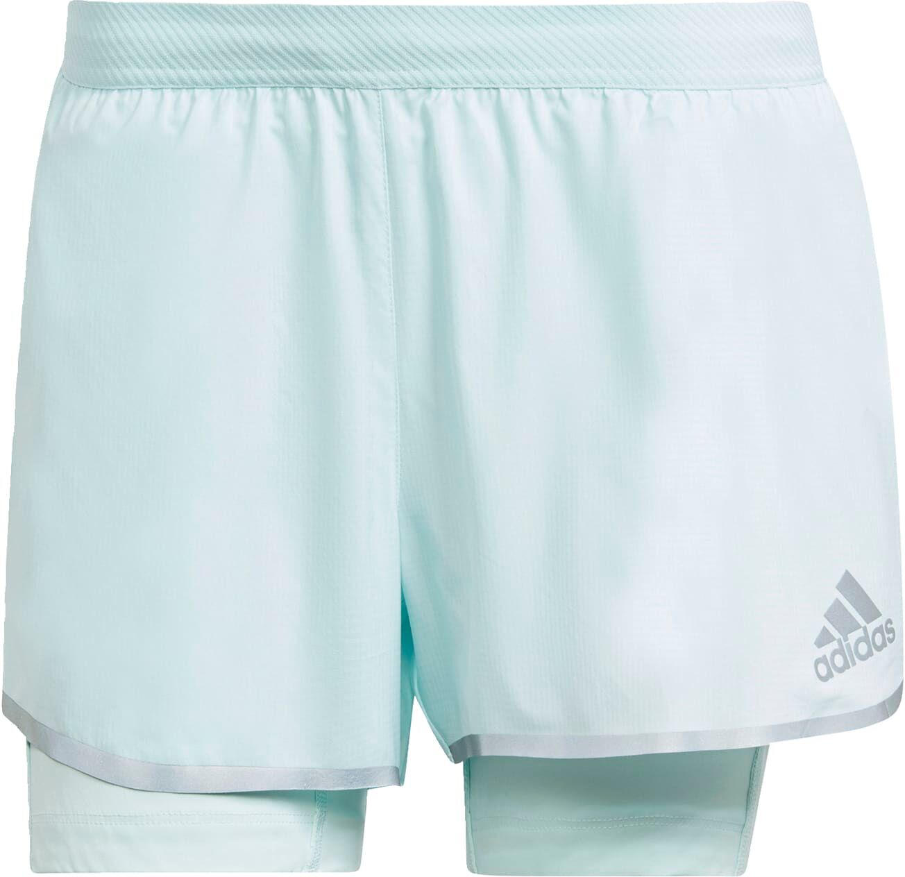 adidas Adizero Two-in-One Short Dames Groen - L