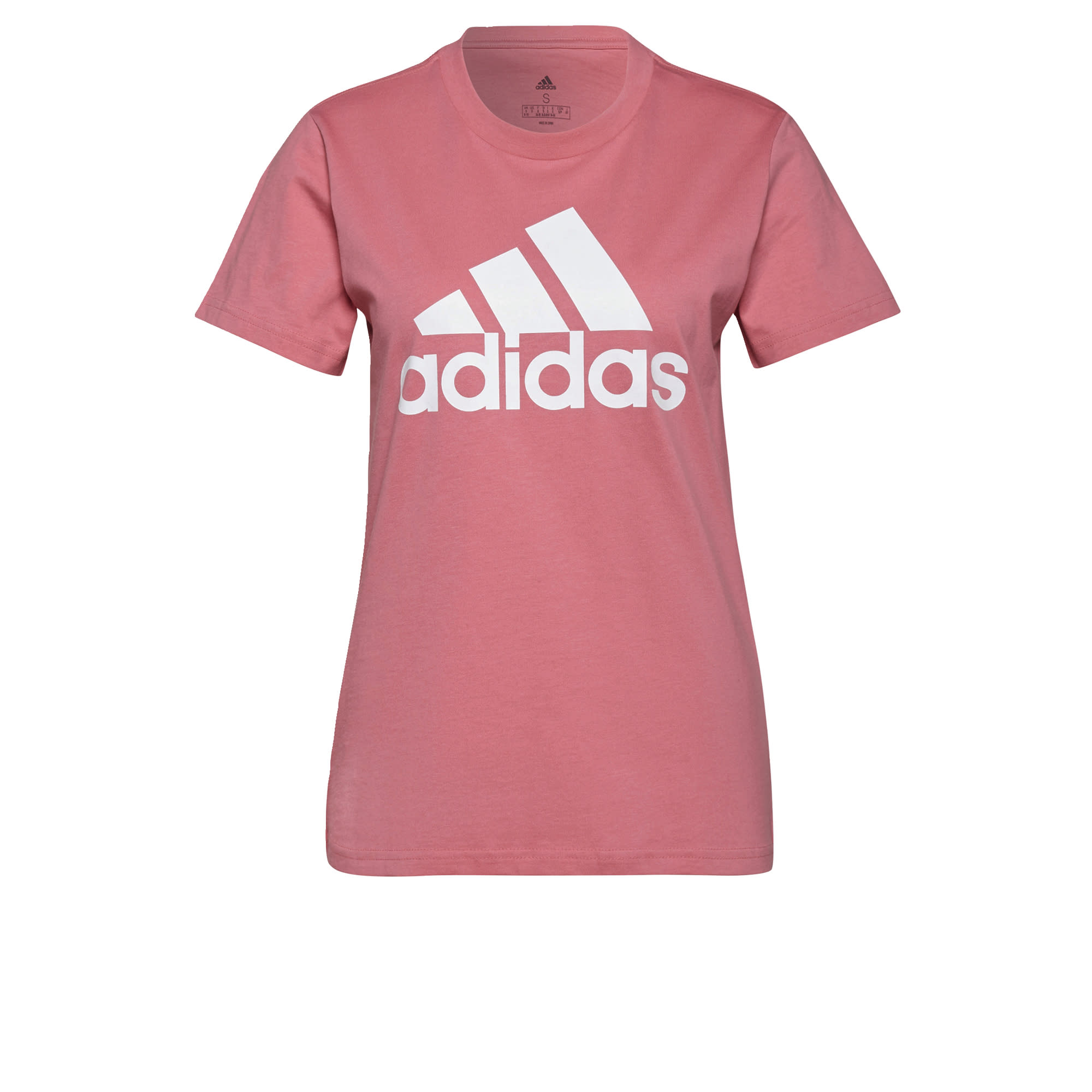 adidas LOUNGEWEAR Essentials Logo T-shirt Dames Roze - XS