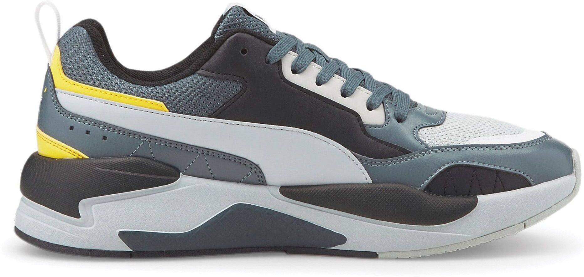 PUMA X-Ray 2 Sneakers Square Grijs Zwart Wit Geel - 40 ½