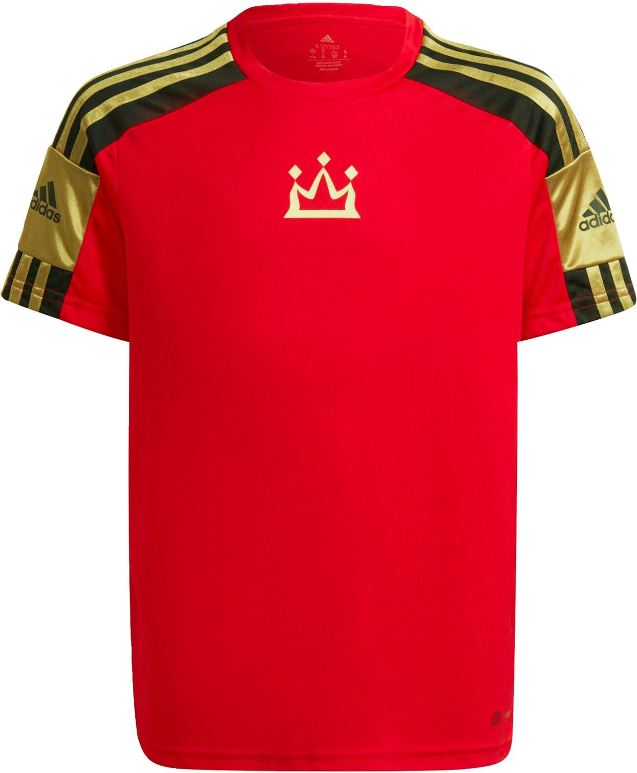 adidas Salah Squadra Trainingsshirt Kids Rood Zwart Goud - 140