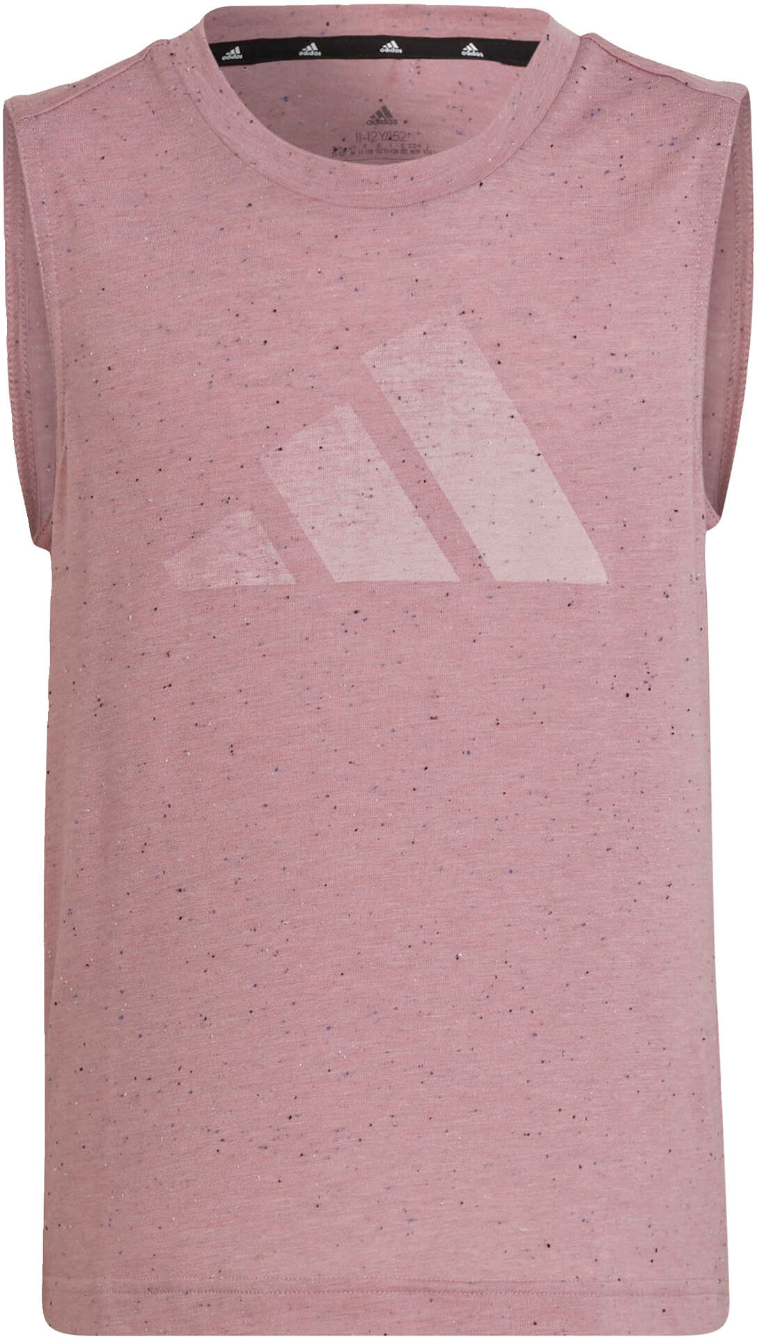 adidas 3BAR Logo Tanktop Kids Roze - 128