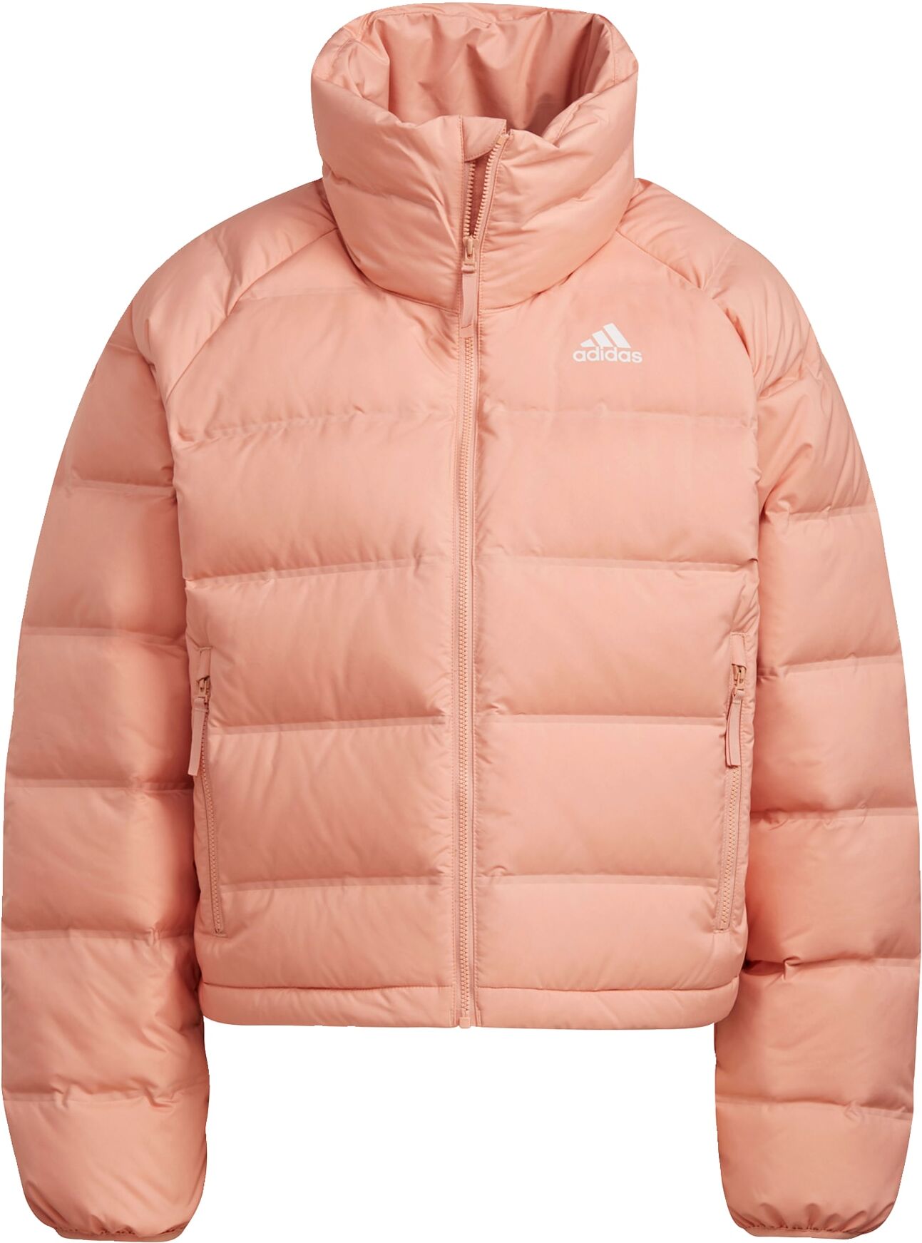 adidas Helionic Relaxed Fit Donsjack Dames Roze - L