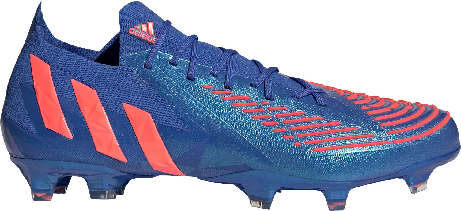 adidas Predator Edge.1 Gras Voetbalschoenen (FG) Low Blauw Rood - 39 ⅓