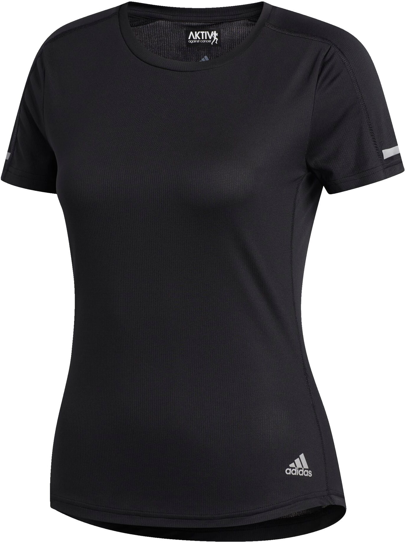 adidas Run It T-shirt Dames Zwart - M