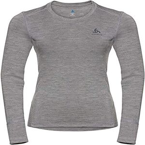 Odlo Dames Bl Top Crew Neck L/S Natural 100% Merino Warm Onderhemd