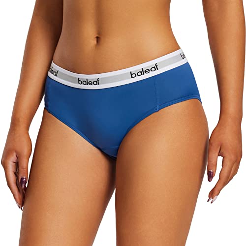 BALEAF Fietsonderbroek voor dames, gevoerde fietsonderbroek, 3D ademende fietsonderbroek, fietsonderbroek, fietsondergoed, gevoerde fietsonderbroek, blauw, S