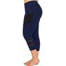 Generic Casual Yoga Leggings Voor Vrouwen Meisje 2024 Nieuwe Broek Vrouwen Strakke Stretch Oefening Dieptepunt Yoga Broek Pure Bar Dieptepunt Broek Compressie Yoga Broek Vrouwen Hoge Taille 2X, Blauw, 3XL