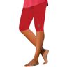 SEMETS Capri Leggings voor Vrouwen Stretch Knie Leggings Workout Running Yoga Capris 2024 Casual Zomer Cropped Broek, Rood-a, S