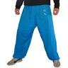 TAO Kung Fu broek Style Tai Chi en Wing Chun broek heren dames los en aangenaam van viscose, Azuurblauw Kung Fu, XXL