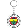 Generic Sleutelhanger met Fenerbahce-motief, voor auto, motorfiets, sleutelhanger, voetbal, Turkije, als cadeau voor mannen, dames en kinderen., geel, kompakt