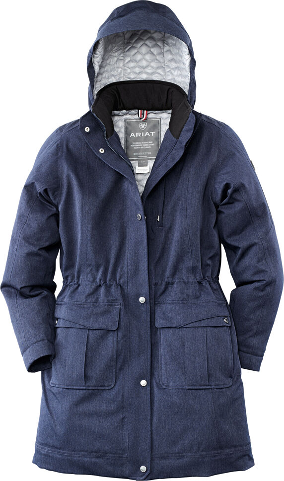 Ariat Dames Winterparka Madden Waterproof Parka - blauw - XS