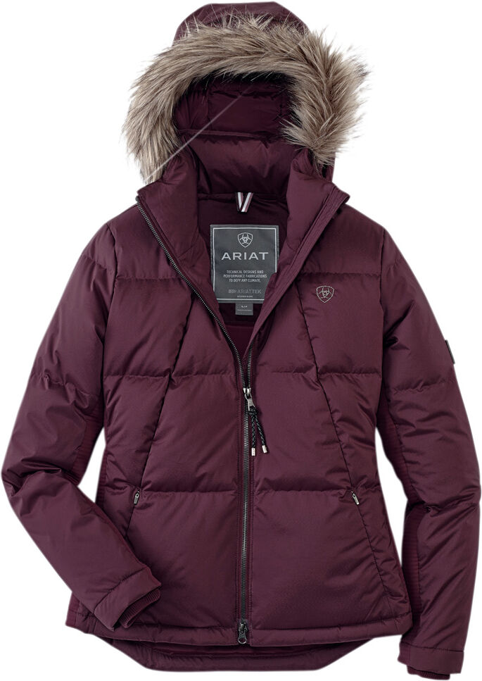 Ariat Dames Winterjack Altitude Down Jacket - donkerrood - L