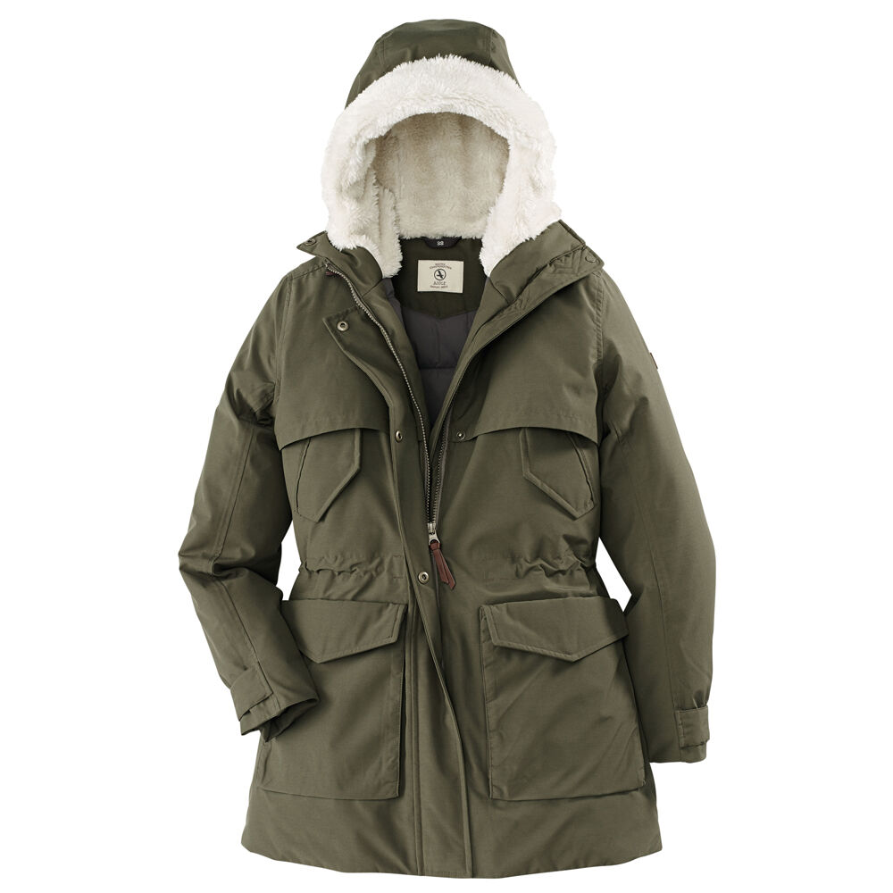 Aigle Dames Winterparka Halitu - khaki - 44