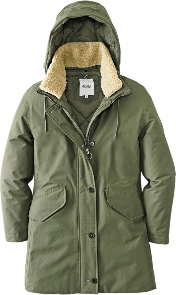 Aigle Dames Winterparka Alballa - khaki - 42