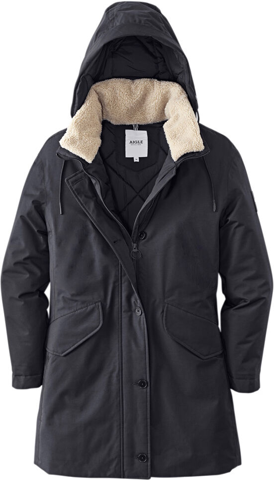 Aigle Dames Winterparka Alballa - zwart - 40