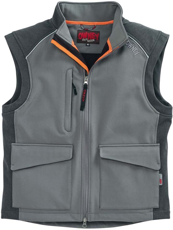 OWNEY Softshell-vest Companion - grijs - S