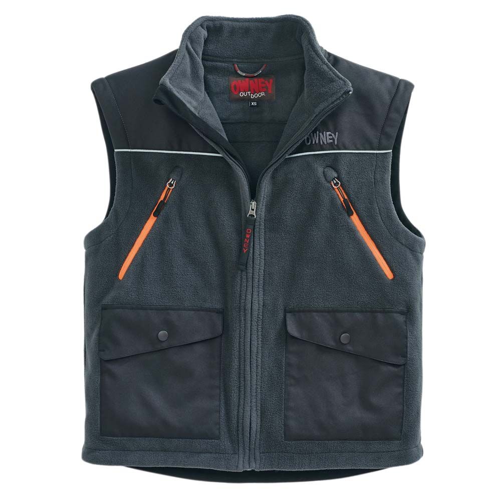 OWNEY Fleece-vest Companion - antraciet - S