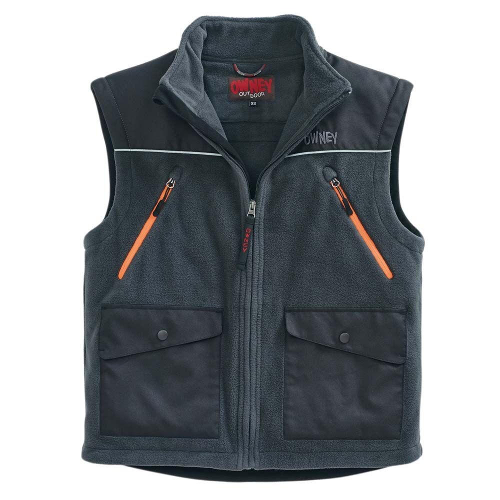 OWNEY Fleece-vest Companion - antraciet - XS