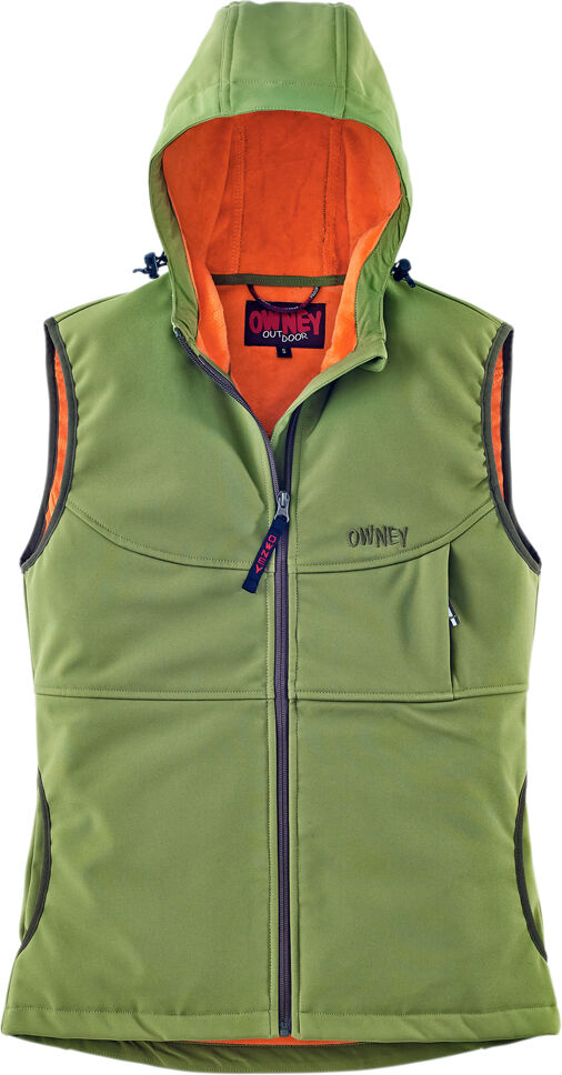 OWNEY Dames Softshell-bodywarmer Yunga - groen - L