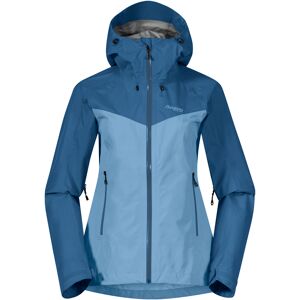 Bergans Of Norway Skar Light 3l Shell Jacket Wom Pacific Blue/North Sea Blue S