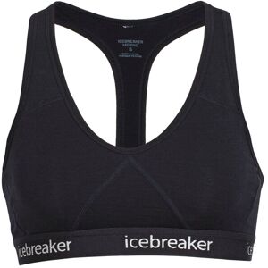 Icebreaker W SPRITE RACERBACK BRA  BLACK