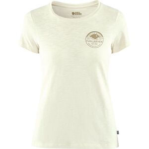 Fjällräven FOREVER NATURE BADGE T-SHIRT W  CHALK WHITE