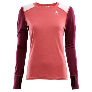 Aclima LIGHTWOOL REINFORCED CREWNECK WOMAN  BAKED APPLE/ZINFANDEL/NATURE